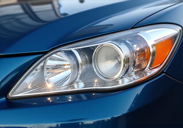 The same headlight, now crystal clear (After)